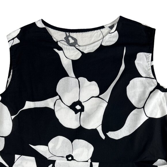 Handmade Cotton Boho Tunic | Womens Chic Floral Loose Top | One Size - Picture 5 of 13